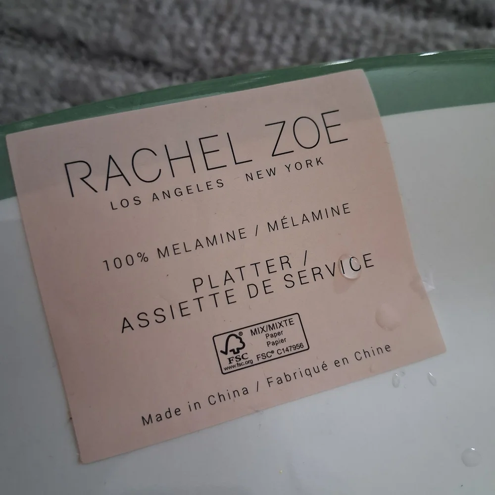 Rachel Zoe Melamine Olive Martini Serving Platter Extra Dirty Please 19